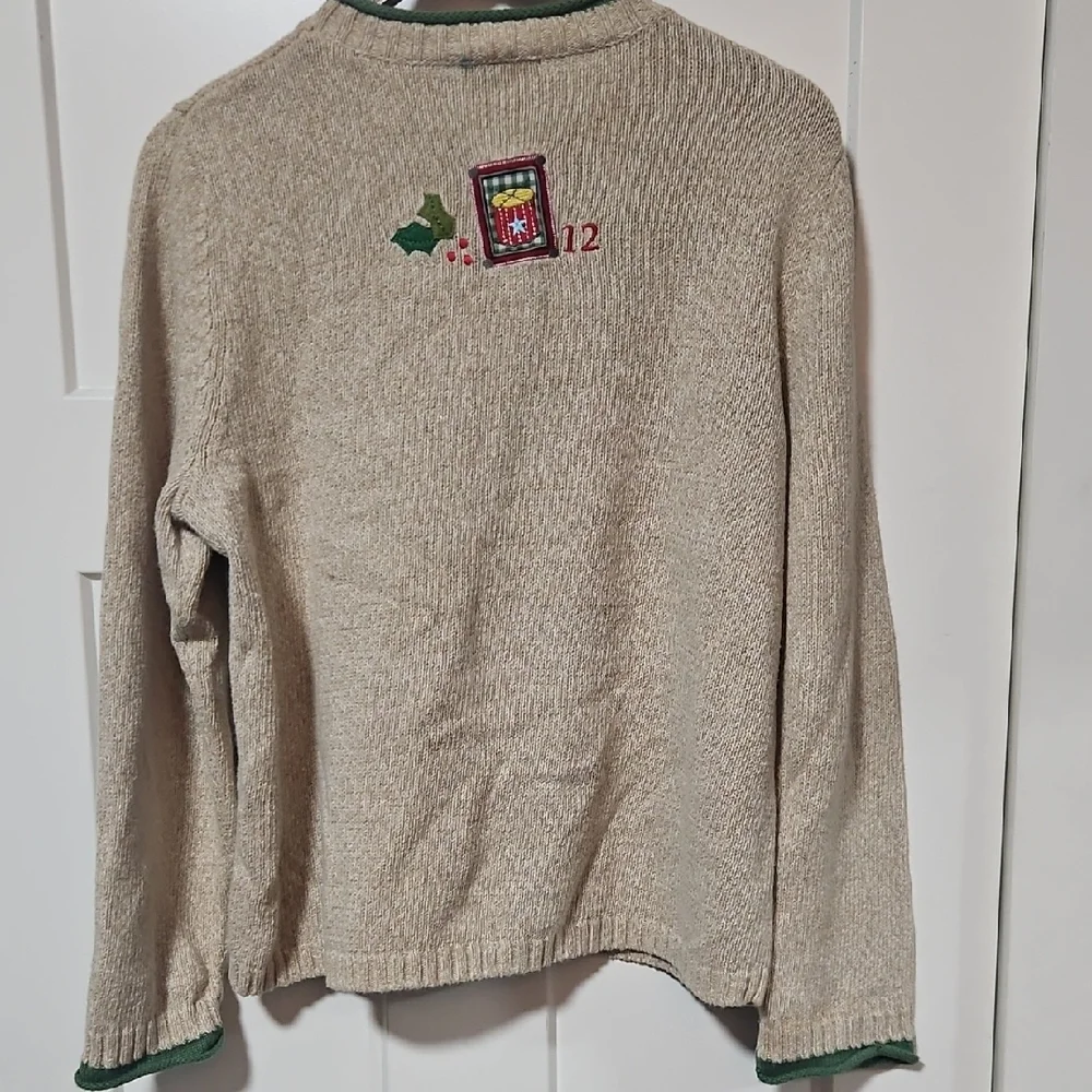 Vintage Christopher & Banks “12 Days of Christmas” Holiday Sweater Large